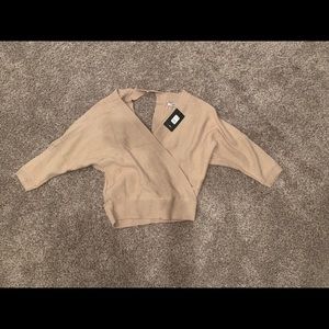 *BRAND NEW* Open Back Fashion Nova Sweater